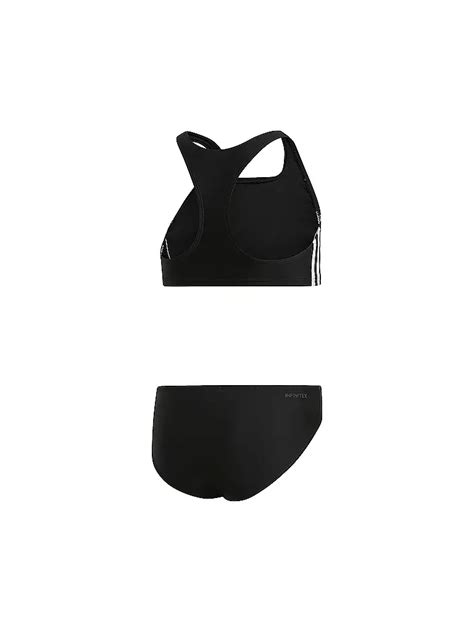 Adidas M Dchen Bikini Streifen Schwarz