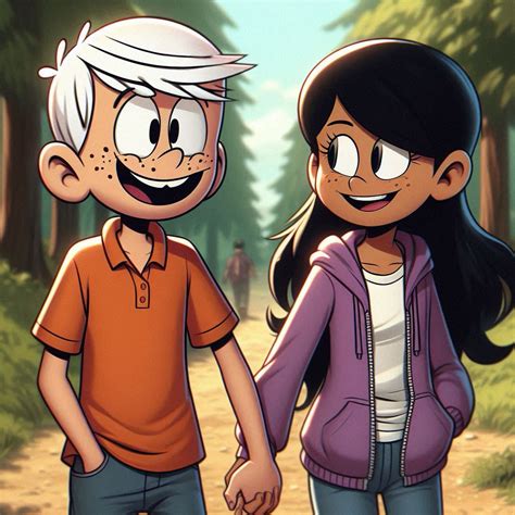 Lincoln Loud And Ronnie Anne Walking Together By Stephense On Deviantart