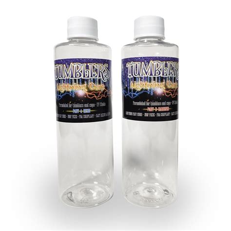 Tumblers Lightning Cure Coating Epoxy Resin Kit | Super Fast Cure – The