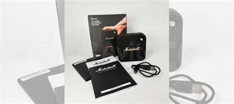 Блютуз колонка Marshall купить в Москве с доставкой | Электроника | Авито