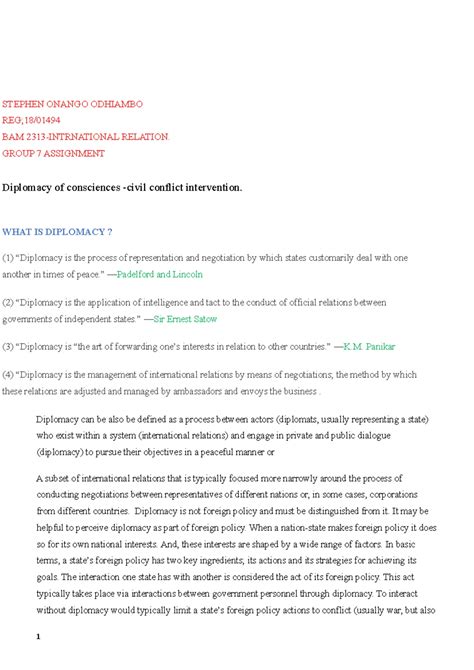 6- Lecture 6 - TOPIC 6: CONCEPT OF POWER IN INTERNATIONAL RELATIONS