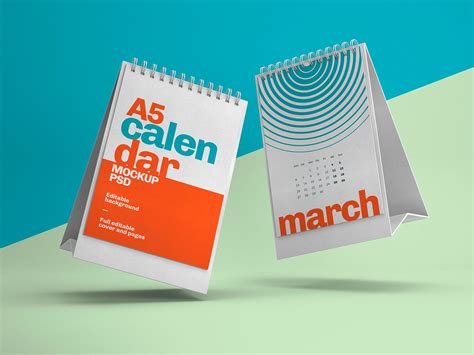 Desk Calendar Mockup Set By Deeplab Studio On Dribbble