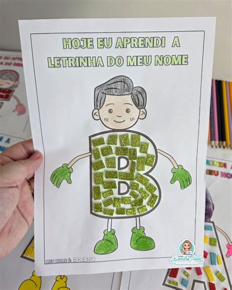 Primeira Letra A Letrinha Do Meu Nome - 7
