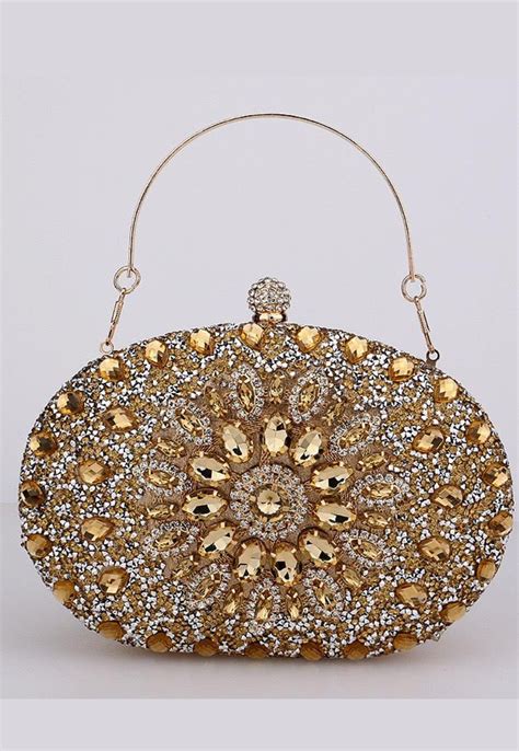 Bolsa Clutch Para Festa - Bolsa Clutch Festa Casamento Premium Ellegancy Madrinhas Oval Pedraria ...