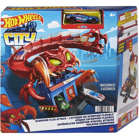 Pista Hot Wheels City Nemesis Escorpi O Mattel Hdr Shopee Brasil