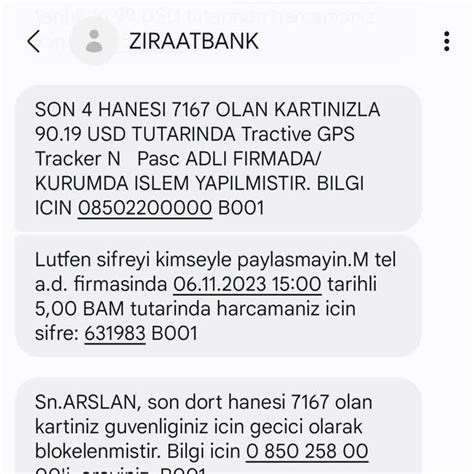 Ziraat Bankası Harcama İtirazı Şikayetleri Şikayetvar