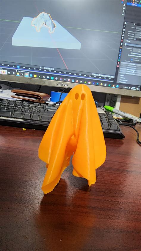 Floating Ghost Halloween Decoration by techbit MakerWorld: Download