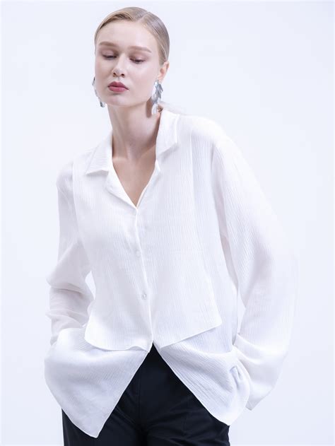 Белая блуза с пластроном - купить в интернет-магазине Virele по ...