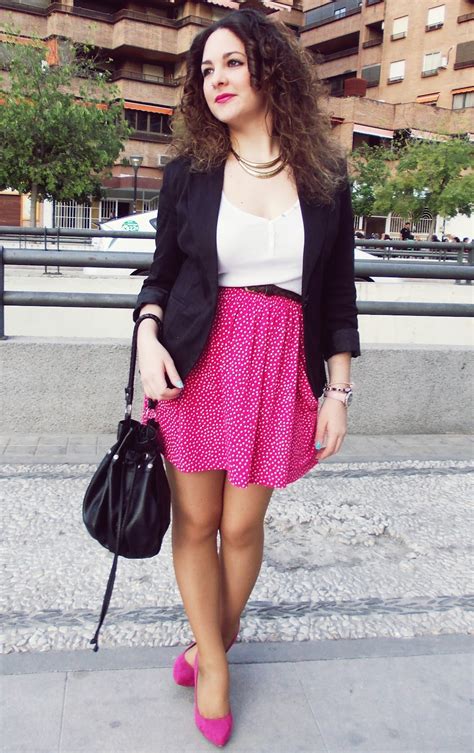 This Planet Says Outfit Inspiration Sheer Nude Tights Pink Skirt Mypetitfashionworld