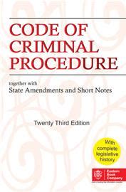 Code of Criminal Procedure: together with State Amendments and Short ...