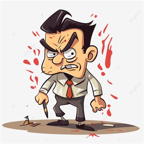 Guilt Clipart Cartoon Stabbed Businessman Vector, Guilt, Clipart ...