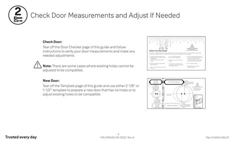 Yale Assure Lock 2 Keyed Deadbolt Installation Guide