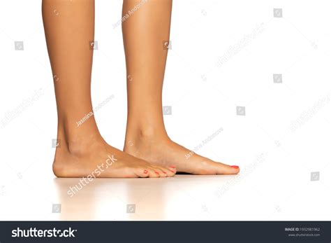Side View Female Naked Legs Isolated Stock Photo 1932981962 Shutterstock