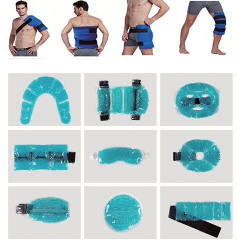 Body Therapy Hot Cold Pack Wrap Pain Relief Cold Compress Beads Gel Ice Pack With Strap Hot