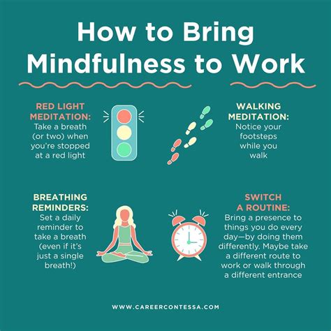 How to Bring Mindfulness to Work | Career Contessa | Mindfulness at ...