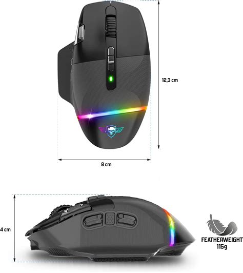 Ratón Gaming Inalámbrico Spirit Of Gamer Xpert M800 10000 Dpi