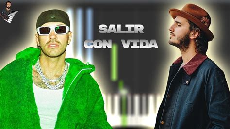 Morat Feid Salir Con Vida Instrumental Piano Tutorial Partitura