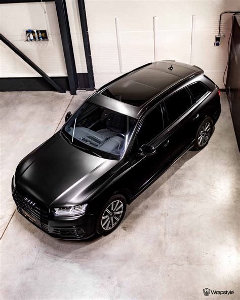 Audi Q7 Satin Black Wrap Wrapstyle