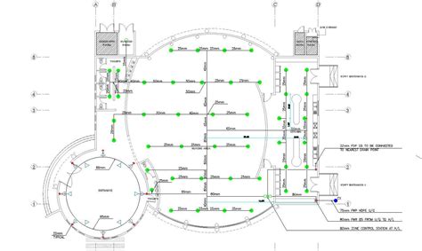 Circular Shape Restaurant Ground Floor Layout Plan Dwg Files Cadbull