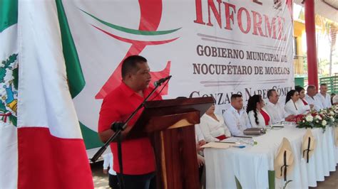 Con gran respaldo ciudadano el alcalde de Nocupétaro Gonzalo Nares