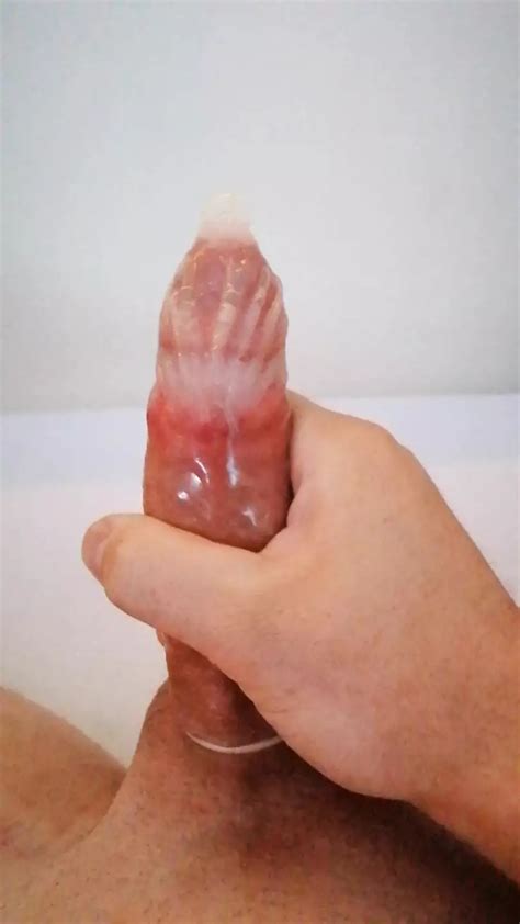 Boy Masturbating His Dick Until Cumshot In Condom Gay Latex Porn Feat Danny09 XHamster