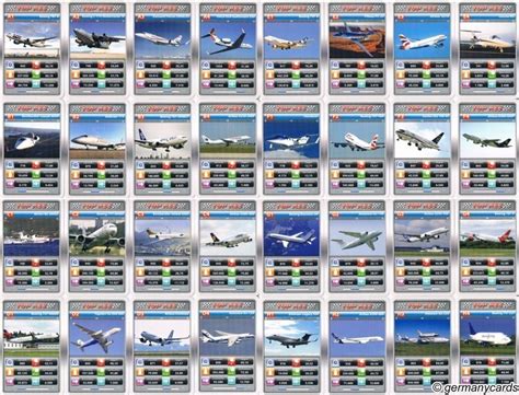 S Quartett Kartenspiel Ass Jets Germanycards