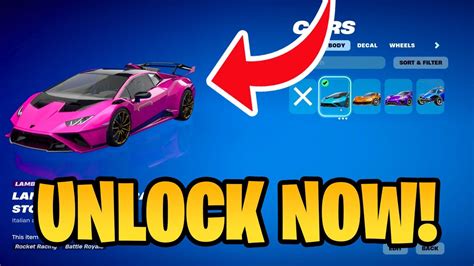 How To UNLOCK The Lamborghini Huracan In Fortnite Get Lamborghini