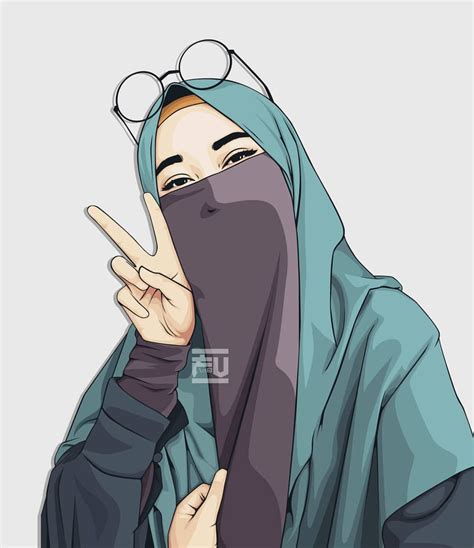 128 Gambar Kartun Islam Hijab Plazzzza