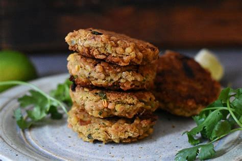 Red Lentil Fritters Gluten Free Recipe Lentil Fritters Fritters