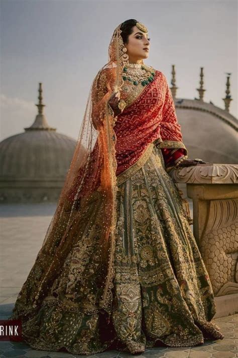 45 Jaw Dropping Green Coloured Lehengas We Spotted For Your Intimate