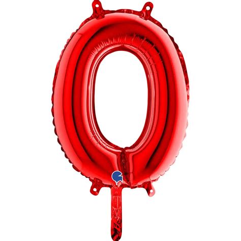 Ballon Aluminium Lettre O Rouge Cm Ballons Lettres Rouge Sur