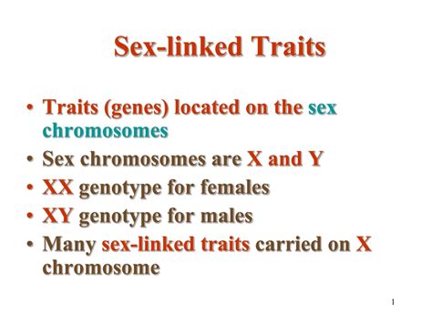 Ppt Understanding Sex Linked Traits And Pedigree Analysis Powerpoint Presentation Id