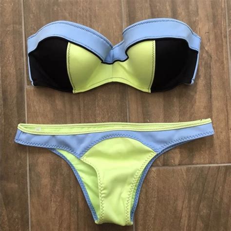 Victoria S Secret Swim New Victorias Secret Color Block Bikini Set Dd Poshmark
