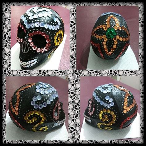 Calaverita De Unisel Con Lentejuelas