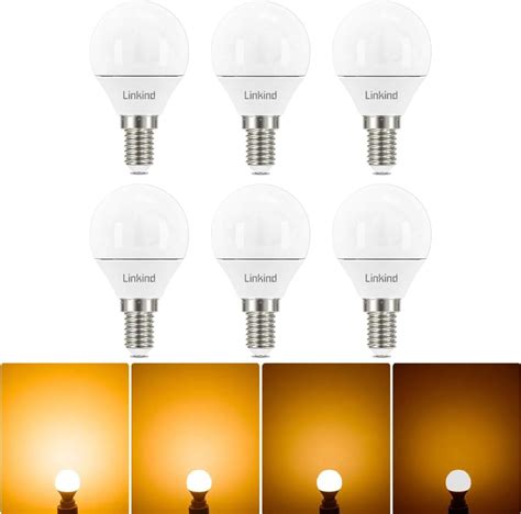 Linkind E Led Bulb Golf Ball P Bulb Dimmable Small Edison Screw