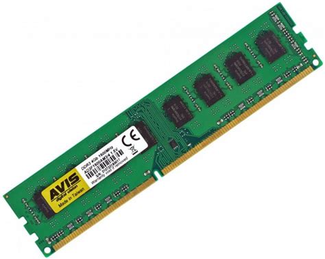 Оперативная память DDR3-1600 4Gb для AMD систем PC3-12800 AVIS ...