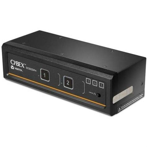 Vertiv Avocent Cybex SC800/SC900 NIAP PP v4.0 Secure KVM Switch — 2PORT DP-4K60 (NO-CAC) (SV240-2PORT-DP-4K60-NO-CAC)
