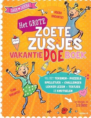 Het Grote Zoete Zusjes Vakantiedoeboek Doeboek Vol Met Tekeningen