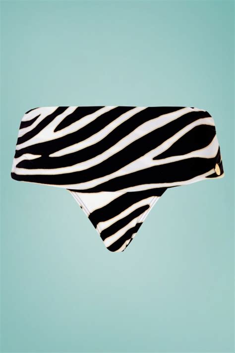 S Flipover Bikini Brief In Zebra