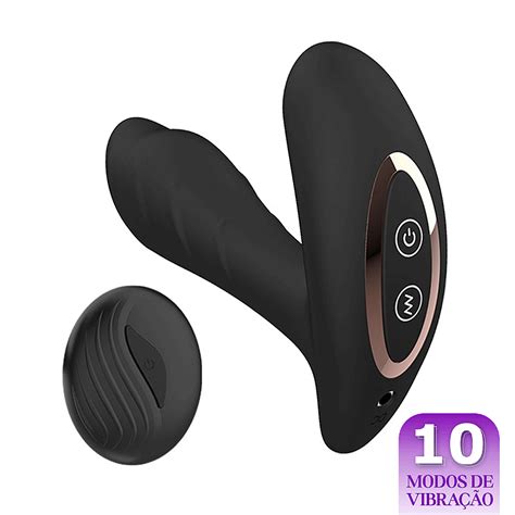 DB Estimulador de Próstata Aquecedor e Controle Remoto Libb Sex Toys Importadora