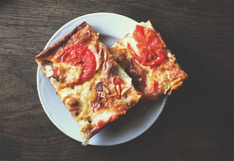 Premium Photo Rustic Pizza With Salami Tomatoes And Cheese