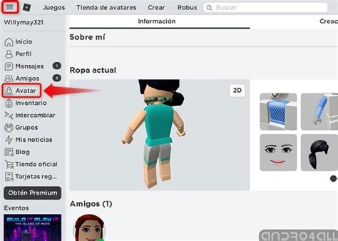 Cómo Crear Un Avatar En Roblox Y Modificar Su Aspecto