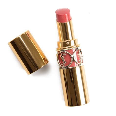 YSL Nude Lingerie Rouge Volupte Shine Oil In Stick Review Swatches