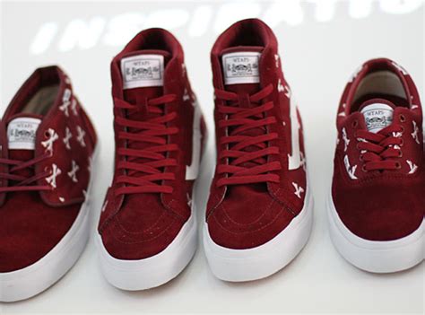 Vans Syndicate X Wtaps Burgundy Bones” Pack Complex