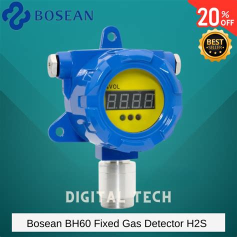 Jual Bosean BH60 Fixed Gas Detector H2S Hydrogen Sulfide BH 60 Sensor