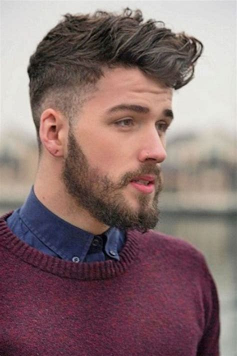 Thin Beard Style With Mid Fade Hairstyle In 2020 Cool Hairstyles For