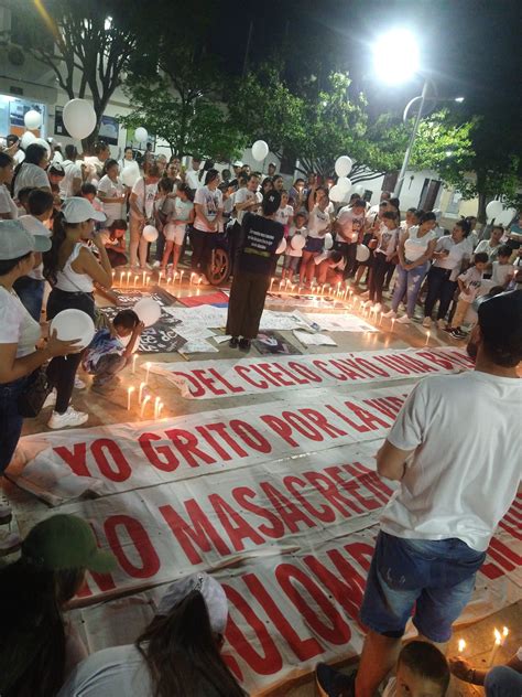 Fue Realizada Una VelatÓn Por El Asesinato De Juan Miguel Blanquicet Familiares Piden Justicia