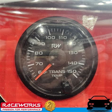 Raceworks Mm Electronic Transmission Temperature Stepper Gauge Kit