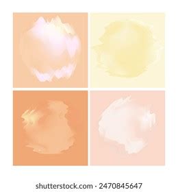 Cute Watercolor Circles Background Abstract Nude Stock Vector Royalty Free 2470845647