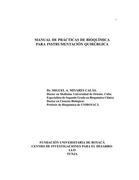 Pdf Manual De Pr Cticas De Bioqu Mica Para Pdf File Manual De